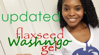 Wash amp Go with Flaxseed Gel [upl. by Coleville]