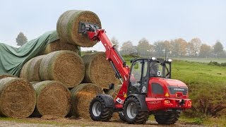 Weidemann – Teleskopradlader 4080LPT Einsatz in der Landwirtschaft [upl. by Asirrac]