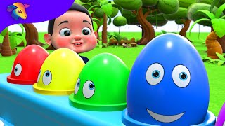 Surprise Eggs Kids Song  BluLoo Nursery Rhymes amp Kids Songs [upl. by Titus534]