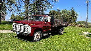 Big Red is back HydroVac replacement on 1968 Ford F500 [upl. by Naejeillib]