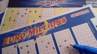 Euromillions Gewinnzahlen im Euro Lotto vom Dienstag 10112015 [upl. by Ahtilat]