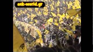 AEK Athens 70000 awesome fans at OAKA stadium Greece [upl. by Annora113]