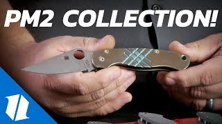 Huge Spyderco Paramilitary 2 Collection  Knife Banter Ep 29 [upl. by Laenej654]