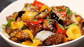 Баклажаны по  китайски в кислосладком соусе  быстро и вкусно [upl. by Bronny127]