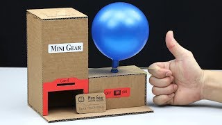 Build Balloon Vending Machine from Cardboard [upl. by Ginsburg]