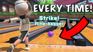 How to Get a Strike EVERY Time in Switch Sports [upl. by Eeldarb]