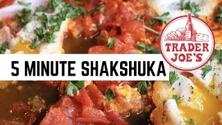 5 MINUTE SHAKSHUKA RECIPE TRADER JOES [upl. by Ayihsa]