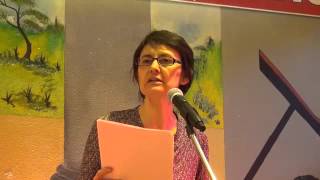 Discours de Nathalie Arthaud à la fête Lutte ouvrière de Metz février 2016 [upl. by Issim]