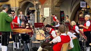 Traditional Tyrolean music band  Innsbruck Austria 🇦🇹 [upl. by Yesor339]