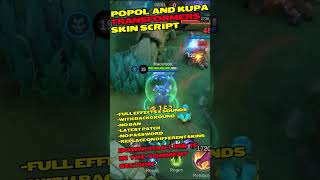 Script Skin Popol and Kupa Transformers  Soundwave and Ravage  Full Effects  No Password  Yeezus [upl. by Nidnarb]