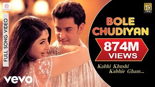 Bole Chudiyan Full Video  K3GAmitabh Shah Rukh Kajol Kareena HrithikUdit Narayan [upl. by Perpetua]