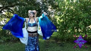 Twilek Dancer  Slowmo Veil Poi Dance [upl. by Kohn]