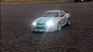 LDRC 1899 RWD GTR DRIFT CAR UNBOXINGREVIEW amp FIRST RUNDRIFT SESH ldrc 1899 gtr R34 driftlife [upl. by Joanie]