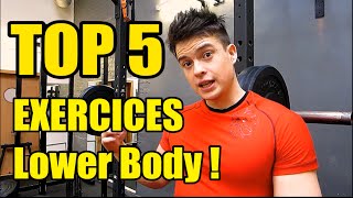 Top 5 EXERCICES  Jambes Lower Body [upl. by Nisse]