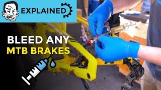 How to bleed MTB brakes [upl. by Davilman]