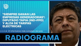 quotSiempre ganan las empresas generadorasquot diputado Tapia INDPPD y alza de tarifas eléctricas [upl. by Pollak]