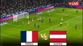 🔴EN DIRECT  FRANCE vs AUSTRIA I I Efootball Pes 2021 GAMEPLAY [upl. by Nanor]