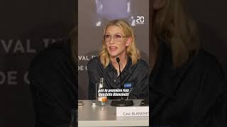 Festival de Cannes  la robe très politique de Cate Blanchett shorts [upl. by Islek]