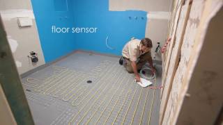 Comfort Heat Australia  How to install Inscreed electric floor heating in a bathroom [upl. by Adriaens]