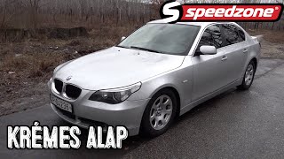 Speedzonehasznált teszt BMW E60 520i 2004 Krémes alap [upl. by Ennaus]