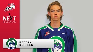 WHL Next Generation  Peyton Kettles [upl. by Odnalref]