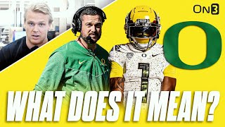 What Oregon Recruiting HEATER Means For Ducks Dan Lanning Future  BIG Get 5Star WR Dakorien Moore [upl. by Ahsiym]