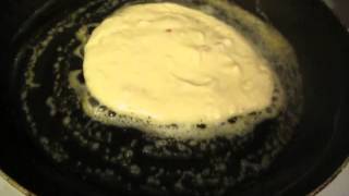 Homemade Pancakes with Strawberry Syrup and cream cheese topping [upl. by Mariellen]