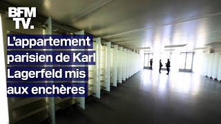 L’appartement parisien de Karl Lagerfeld va être mis aux enchères [upl. by Nayr]