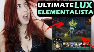 Lux Elementalista Gameplay Lux Elementalist Skin Ultimate  League of Legends [upl. by Peisch951]