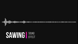 SAWING by hand  sound effect with audio spectrum [upl. by Dric]