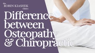 Osteopath or Chiropractor  Difference Between An Osteopath and a Chiropractor [upl. by Ayana]