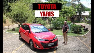 Toyota Yaris Hatch XLS 2019  Teste do Emilio Camanzi [upl. by Ainsley]