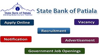 State Bank of Patiala Recruitment Apply Online Notifications Careers Vacancy [upl. by Rafael]