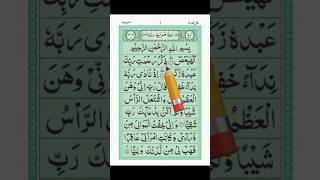 Surah Maryam  By Sheikh Yasser AlDosari  The mary shorts [upl. by Hahsi]