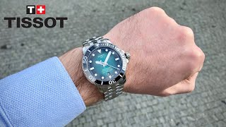 Tissot Seastar 1000 Powermatic 80 green 43 mm [upl. by Logan]