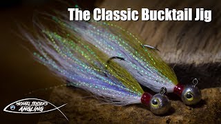 The Classic Bucktail jig  hair jig tying tutorial [upl. by Yelkreb]