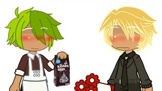 want a kiss  gacha club  herb x sparkling  cookierunkingdom [upl. by Ainoet]