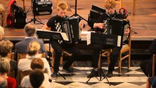 Russian folk arr for 2 accordeons by G Espitalier [upl. by Misa640]