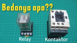 Perbedaan Relay dan Kontaktor [upl. by Cohl]