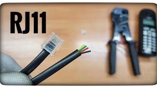 JAK ZAROBIĆ WTYK RJ11 NA KABEL TELEFONICZNY  ForumWiedzy [upl. by Alessandro]