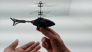 Mini Helicóptero Drone Avião Sensor de Mão Recarregável [upl. by Rednal]