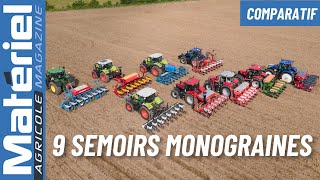 Présentation du comparatif de 9 semoirs monograines rapides [upl. by Egarton]