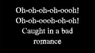 lady gaga  Bad Romance  Lyrics on screen [upl. by Ardnuaek934]