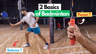 2 Basics Of Badminton for Beginners Step by Step [upl. by Ludwigg]