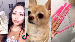 MATERIAL GWORL ✨ GIRL TIKTOK COMPILATION  SAUCY SANTANA  TIKTOKTOE [upl. by Oahc]