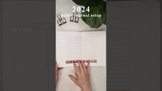 2024 bullet journal setup flip through [upl. by Asehr]