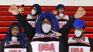 Starrkeisha’s Quarantine Cheer Squad 🔥😂 [upl. by Tserof]