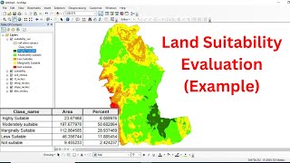 How to Perform Land Suitability Evaluation StepbyStep Tutorial Full [upl. by Naihtniroc]