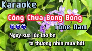 Công Chúa Bong Bóng Karaoke  Bảo Thy  Tone Nam  Beat Chuẩn [upl. by Maida]