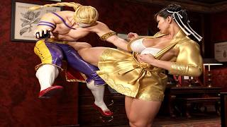 chun li vs vega in Mortal Kombat Epic Showdown [upl. by Davy]